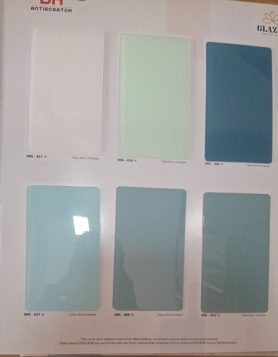 Acry Plus Acrylic Lamination Sheet — Blue & Aqua Shades