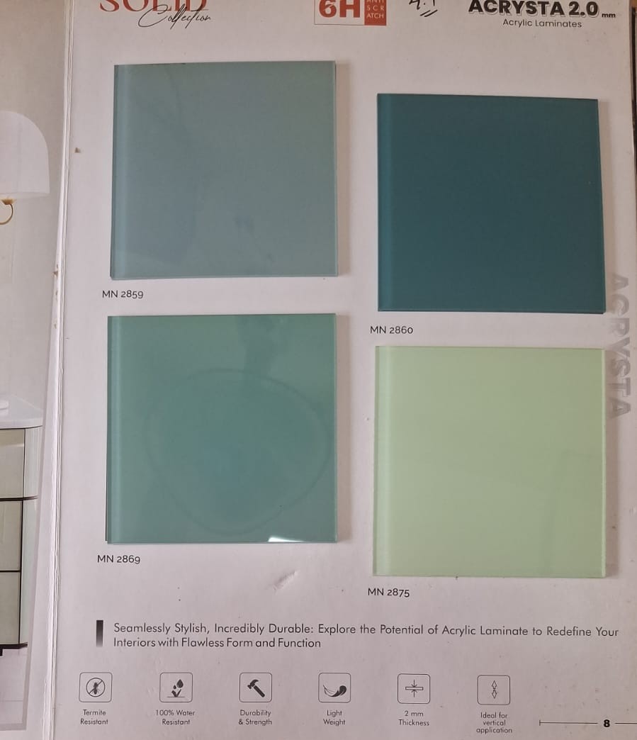 Acry Plus Acrylic Lamination Sheet — Dark Green Shades